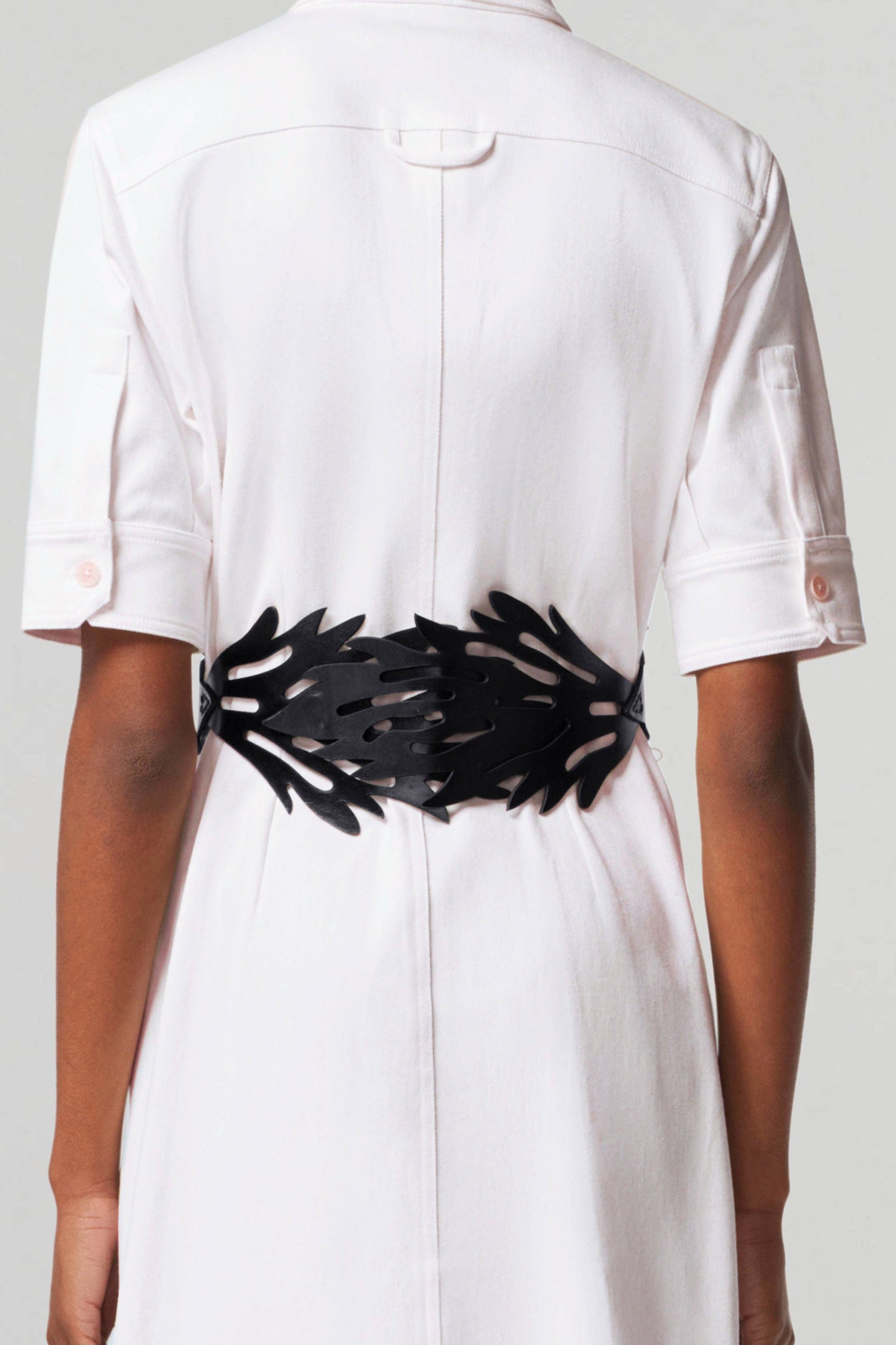 Altuzarra_'Coral' Belt-Black