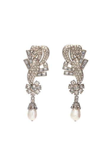Altuzarra_'Drop' Earrings_Shiny Silver