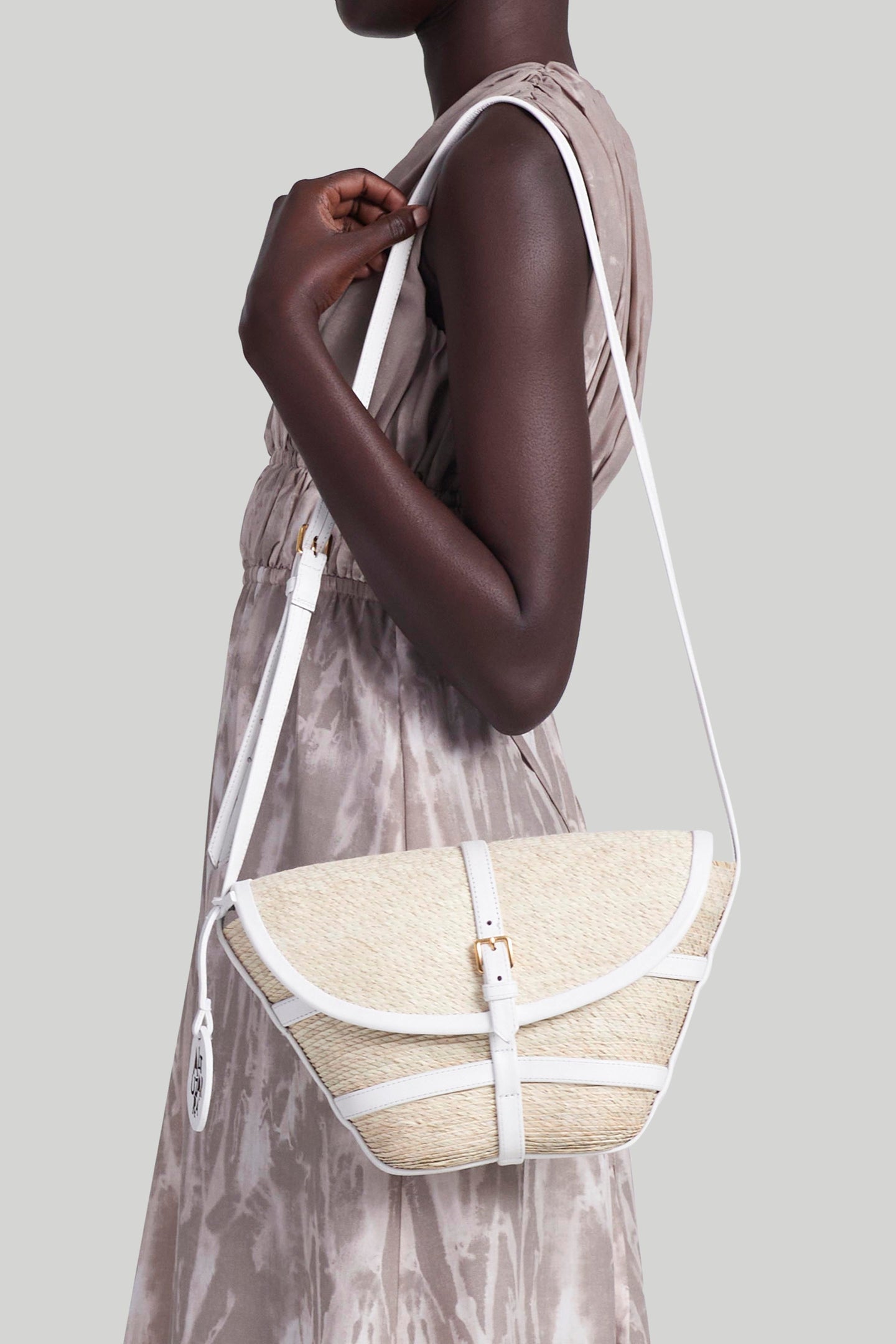 Altuzarra_'Watermill' Crossbody_Natural/White