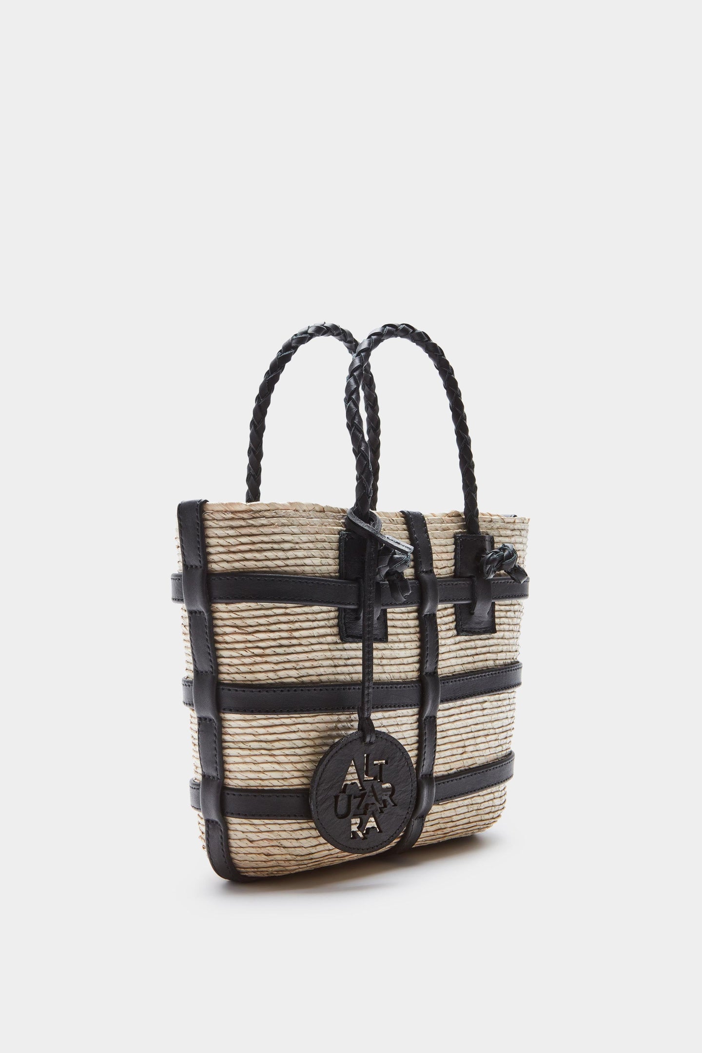 Altuzarra_'Watermill' Tote Mini_Natural/Black