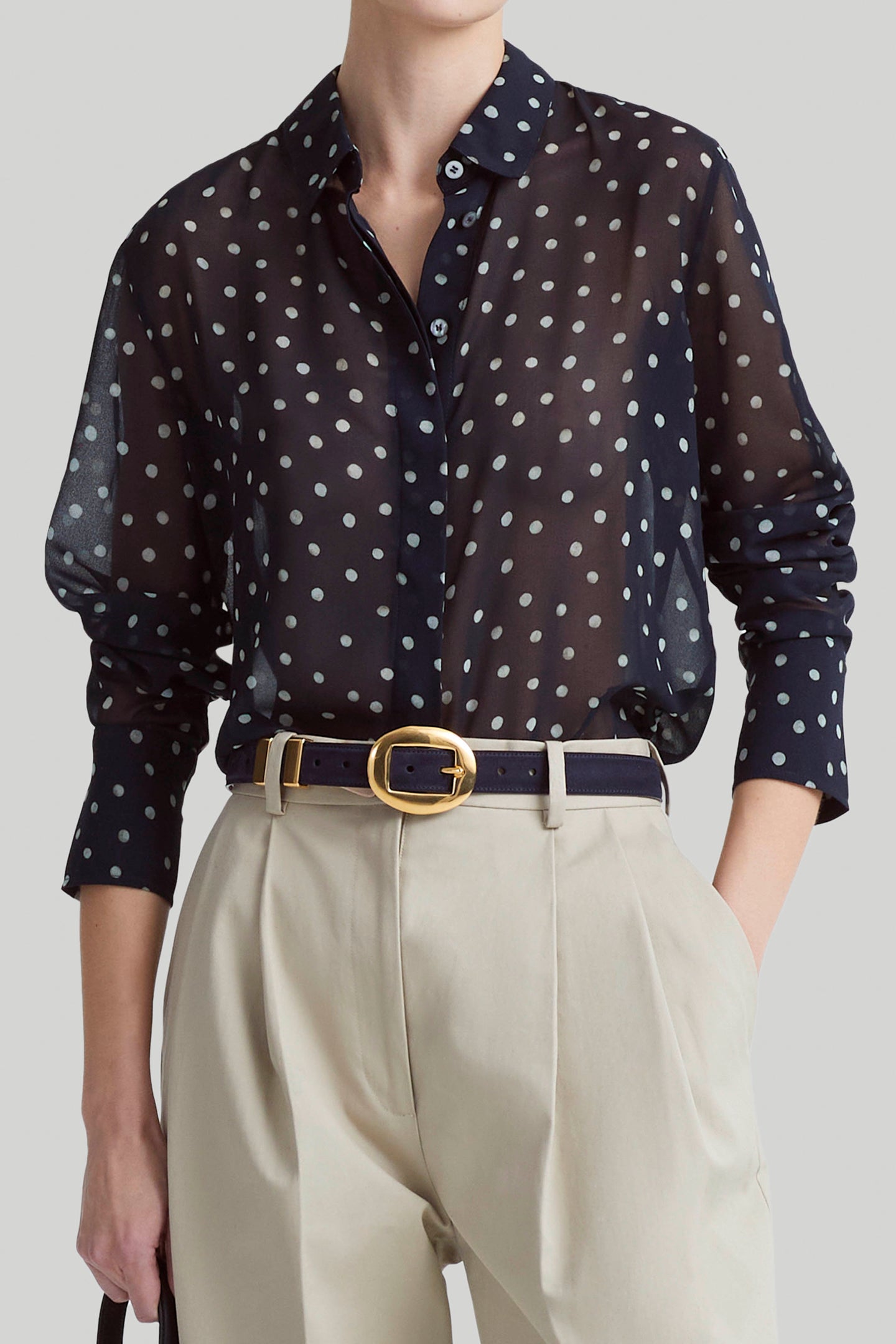 Vintage Brass Buckle Belt