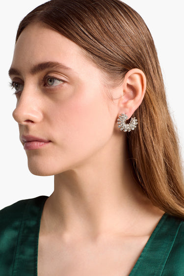 Beaded Huggie Earring