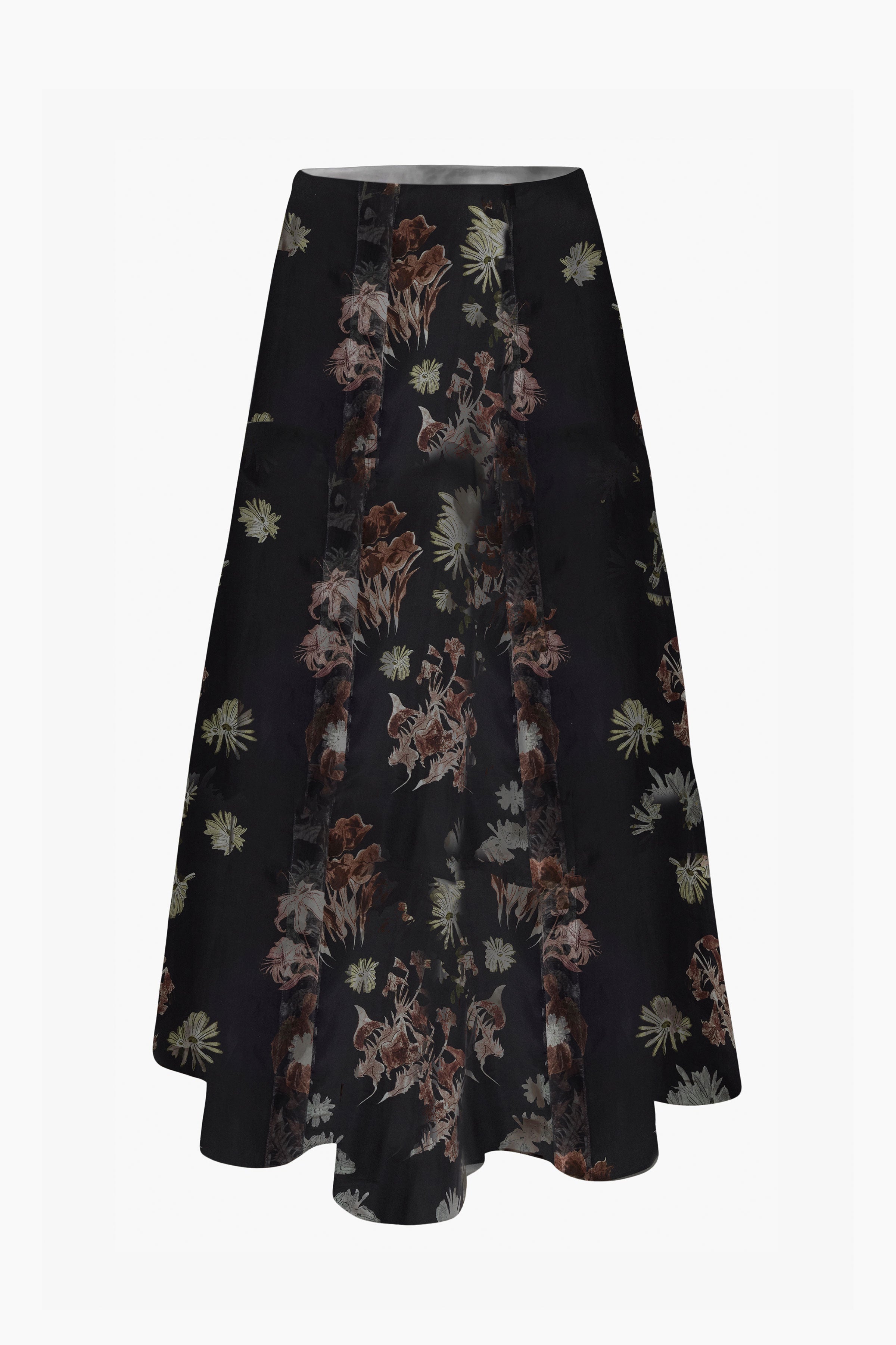 Varda Skirt in Black Flowers – Altuzarra