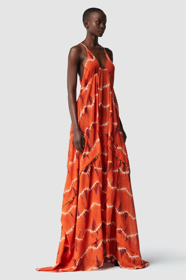 Altuzarra_'Athena' Dress-Pumpkin