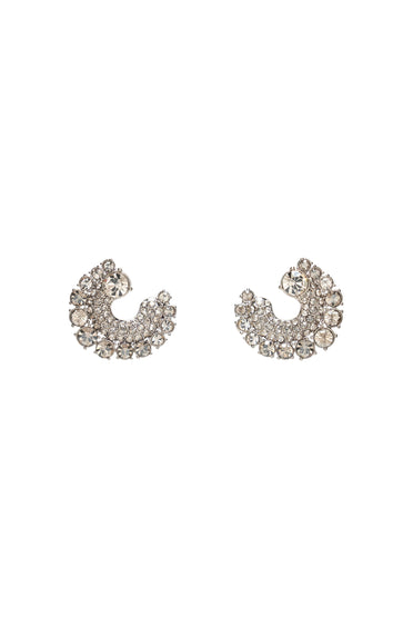Altuzarra_'Huggie' Earrings_Shiny Silver