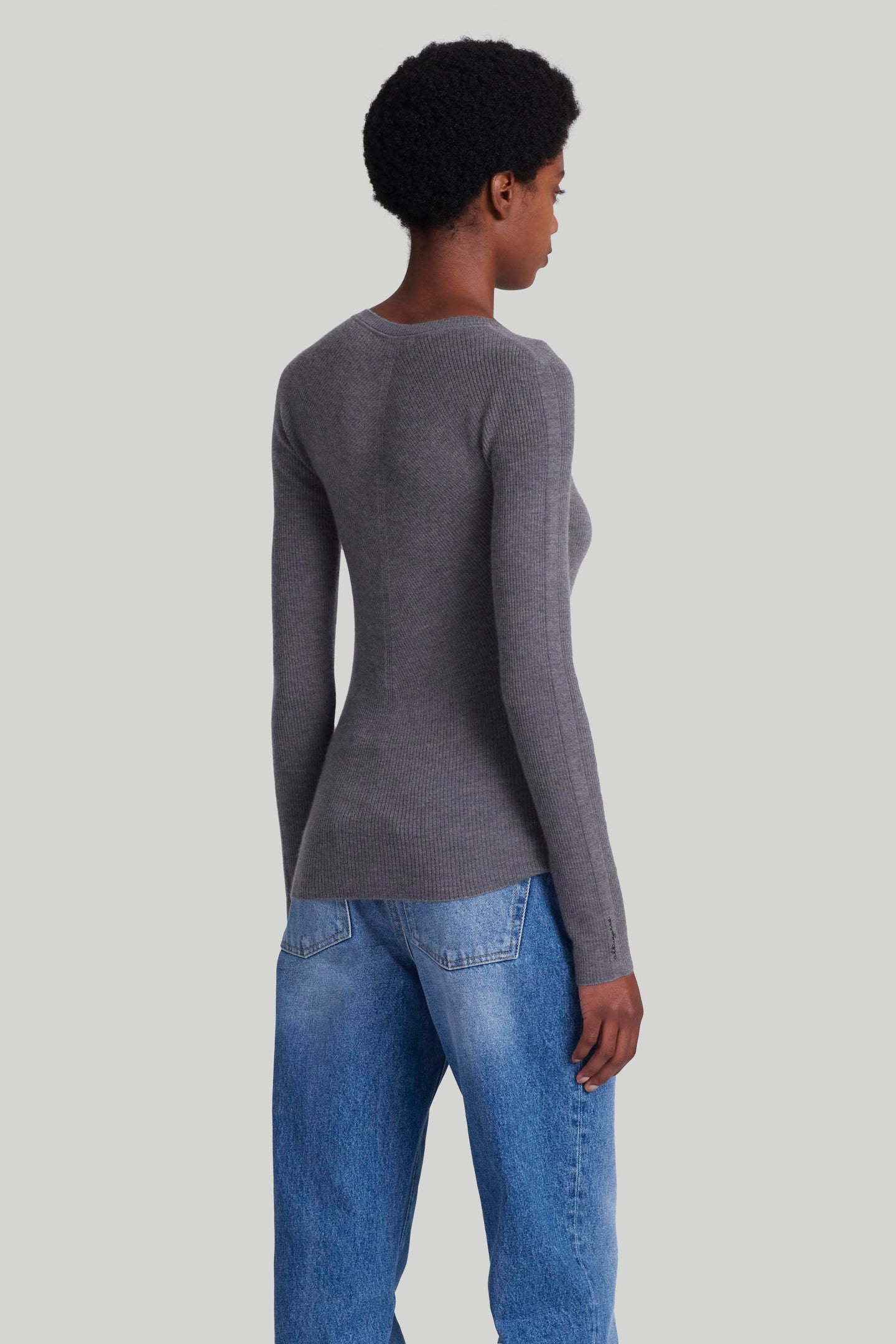 Altuzarra_'Jones' Sweater_Carbon Melange