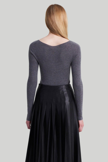 Altuzarra_'Lee' Sweater_Carbon Melange