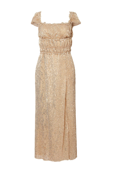 Altuzarra_'Lily' Dress-Ivory/Gold