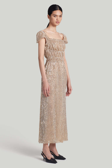 Altuzarra_'Lily' Dress-Ivory/Gold