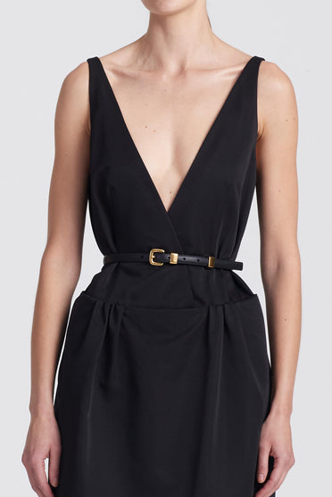 Altuzarra_'Skinny' Belt_Black