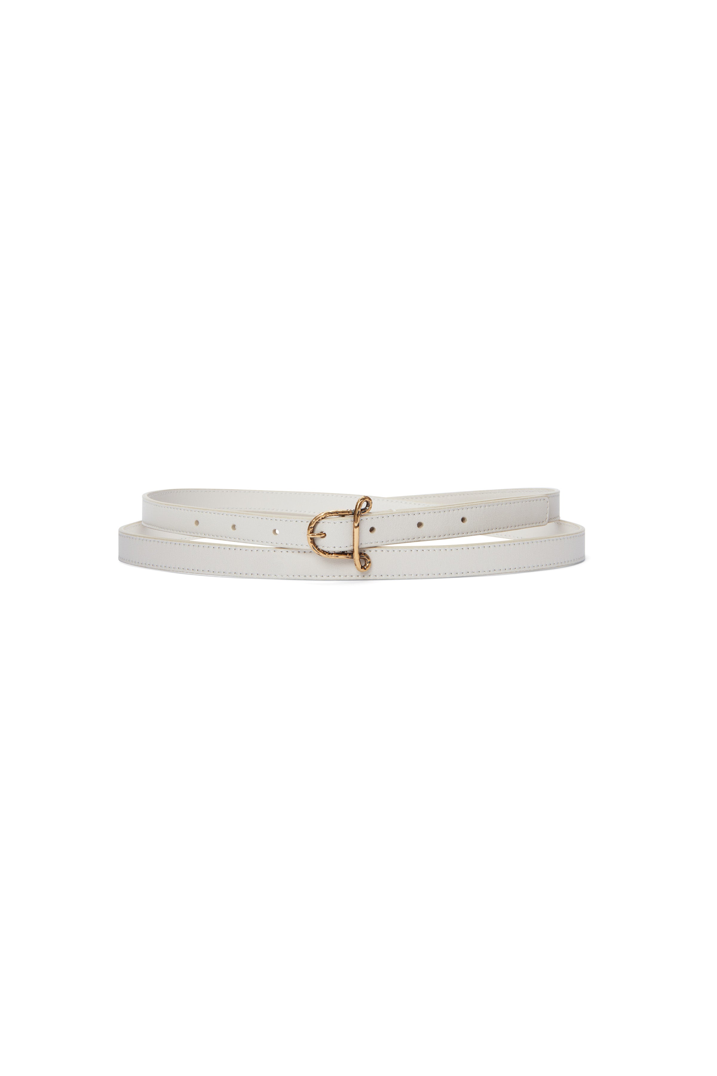Altuzarra Loopy leather belt - White