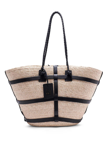 Altuzarra_'Watermill' Bag Large-Natural/Black
