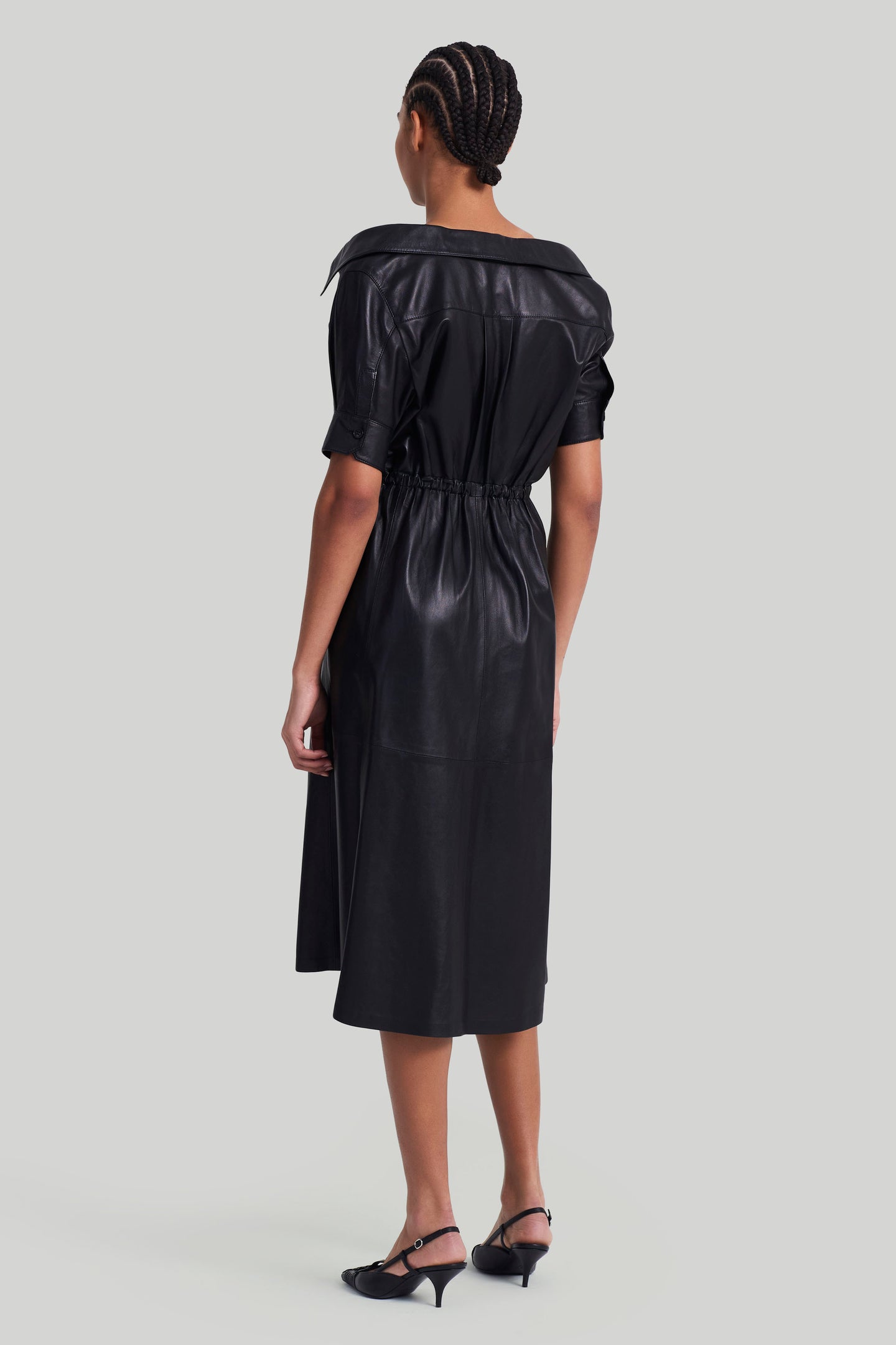 Altuzarra_'Lydia' Dress_Black Leather