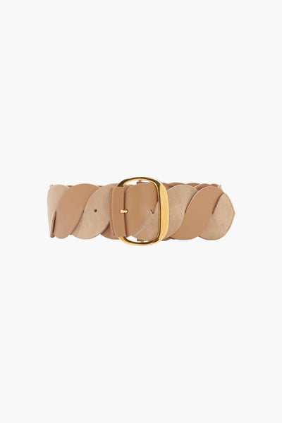 Altuzarra Twist Braid Belt in Cappuccino display picture 1