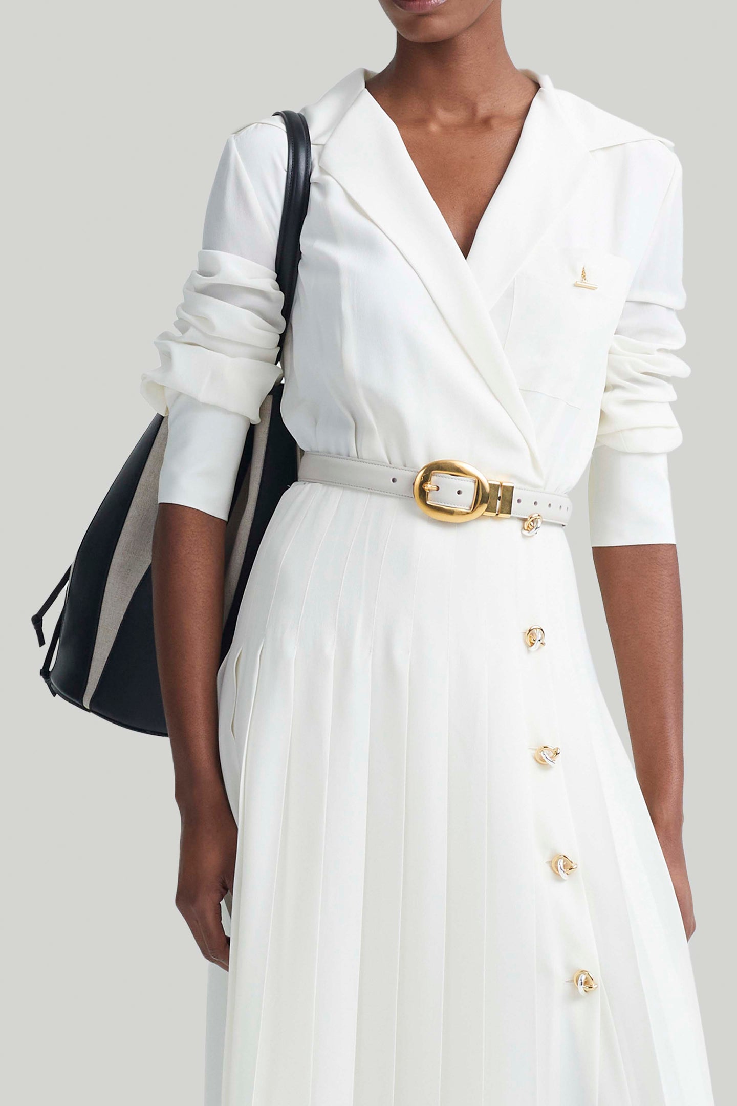 Vintage Brass Buckle Belt