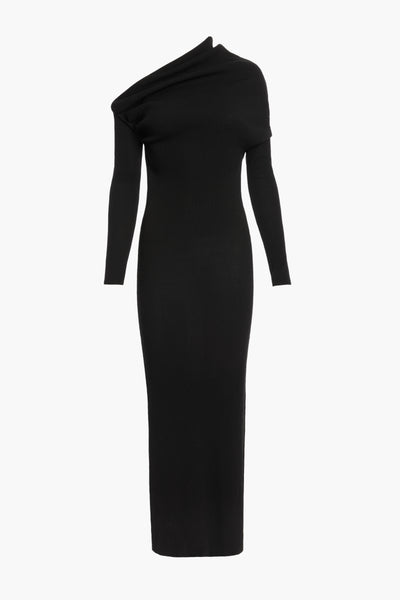 altuzarra black dress Altuzarra Axia Button Front Maxi Dress