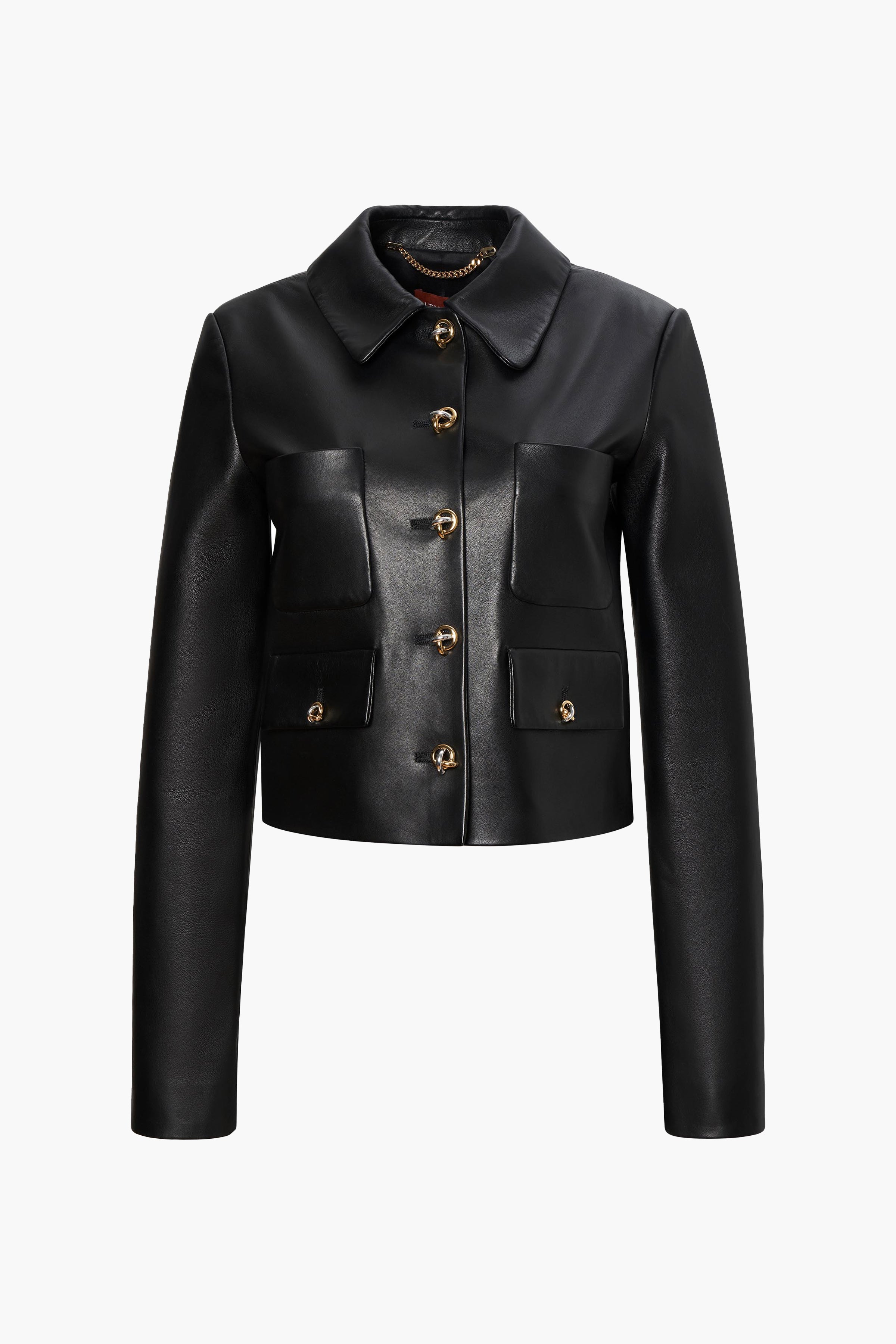 S*a様 超希少 25周年 RRL ADMIRAL LEATHER JACKET Astley Jacket in Black – Altuzarra