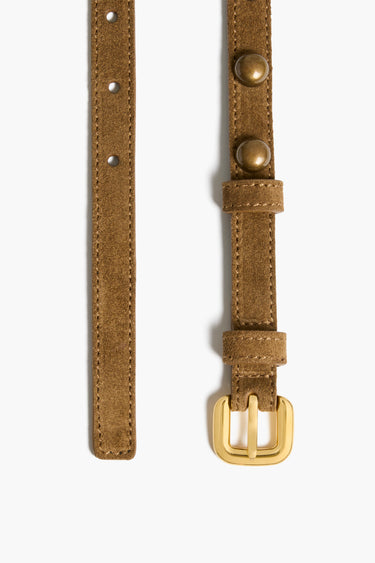 Skinny Belt With Studs Buckle Belt
