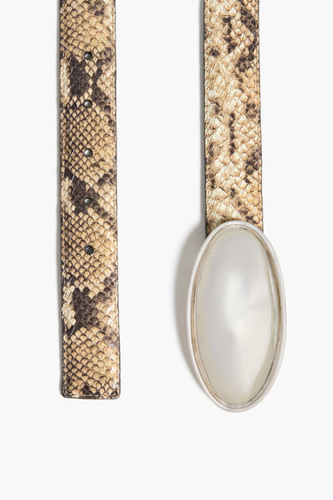Oval Plaque Belt