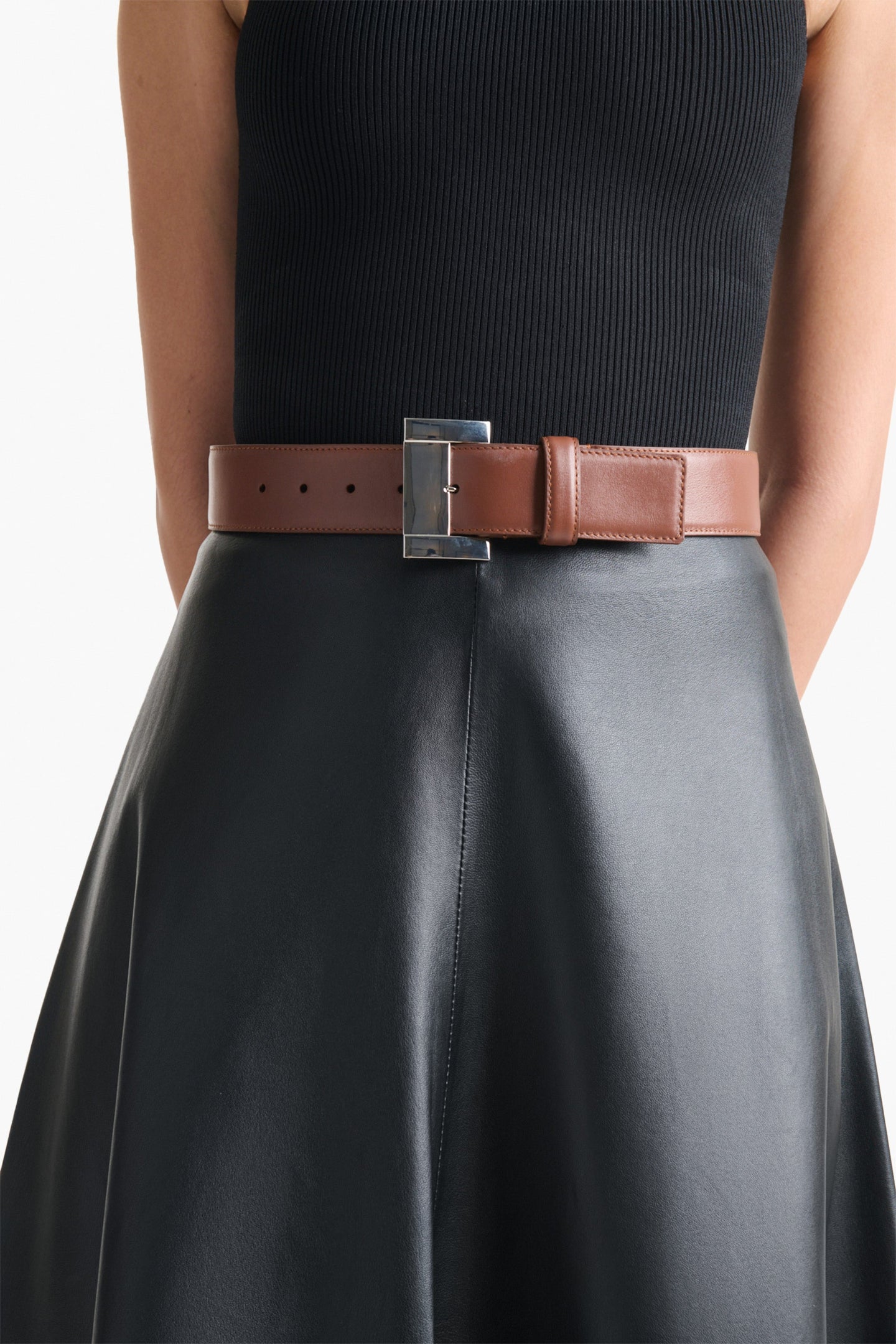 Rectangular Buckle Belt