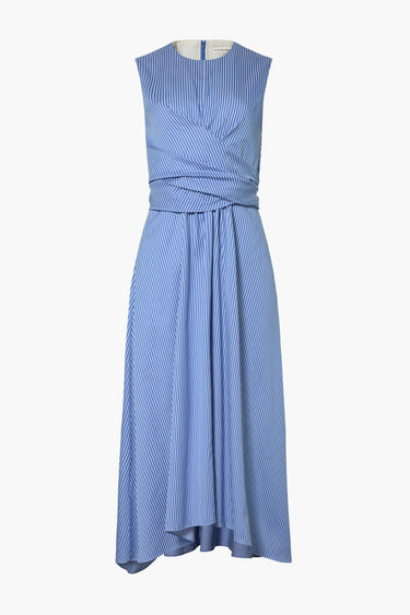 blue nike tennis dress Penny Dress in Azure Stripe – Altuzarra