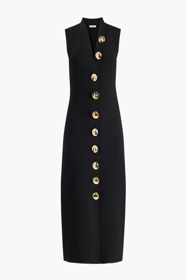 Altuzarra Axia Button Front Dress - Black Altuzarra Axia Button Front Dress - Black