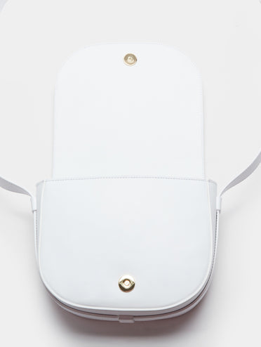 Altuzarra_'Medallion Saddle' Bag_Optic White
