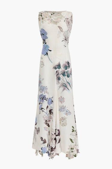 Carrol Dress in Ivory Applique Flowers Altuzarra Carrol Dress in Ivory Applique Flowers Altuzarra