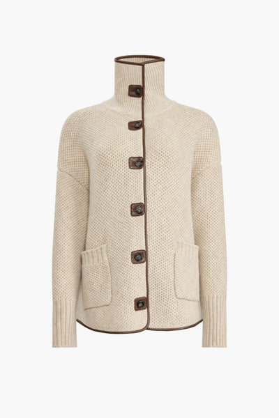 Llewellyn Jacket in Bone Melange – Altuzarra