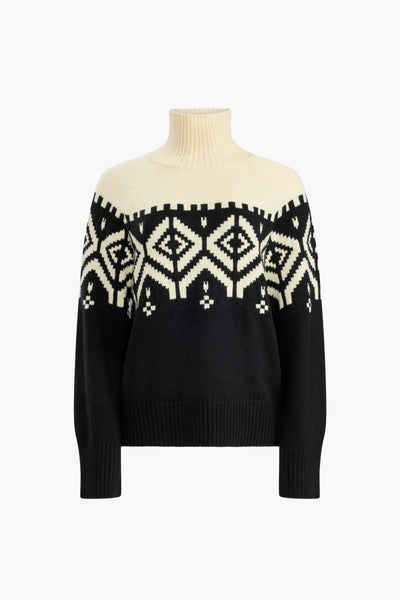 新品 herlipto Hamilton Wool Knit Pullover Hamilton Sweater in Black – Altuzarra