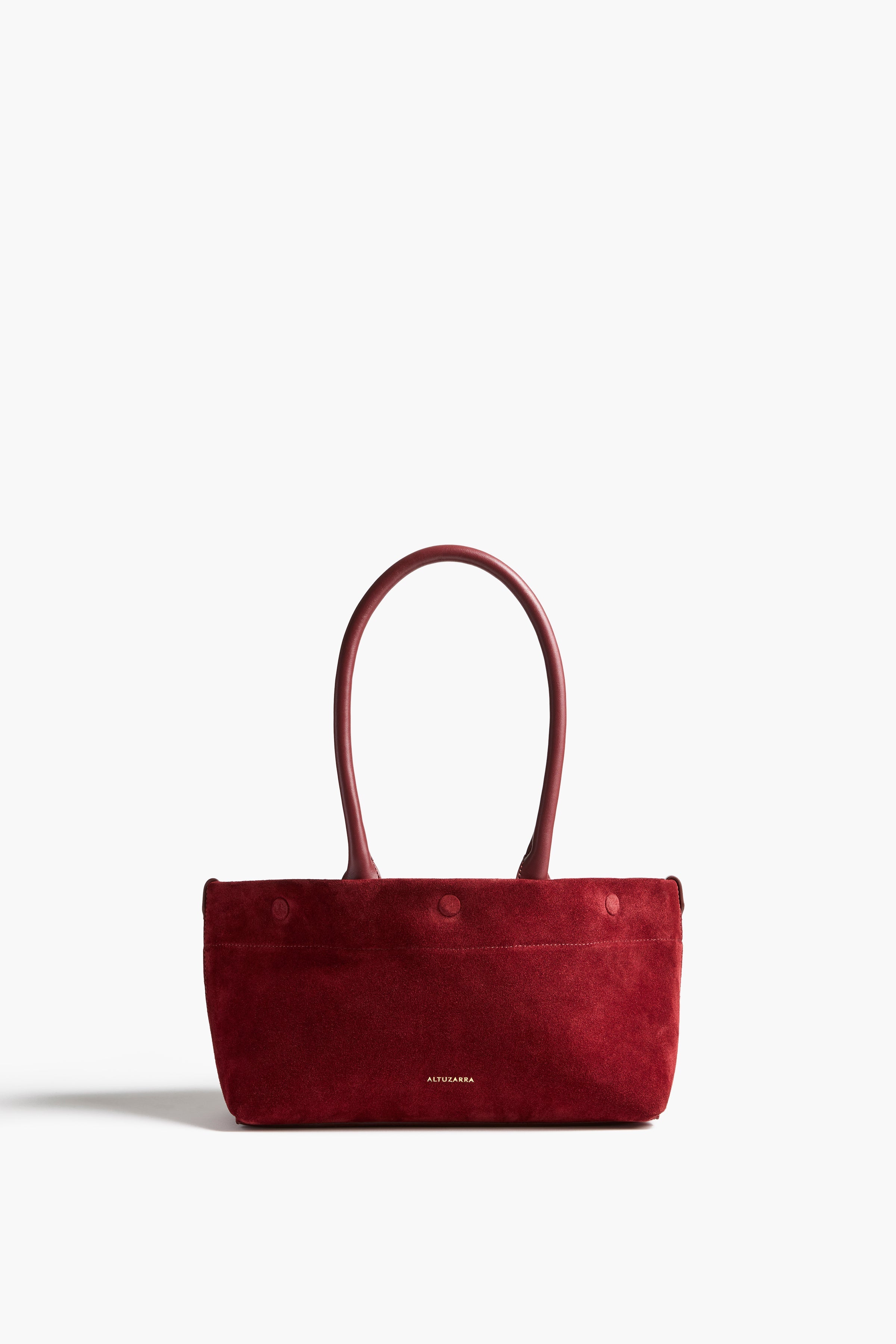 E/W Mini Tote in Maroon – Altuzarra
