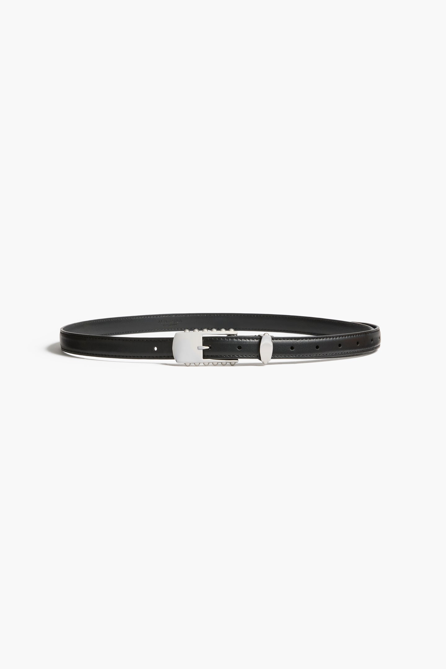 Elongated Studded Buckle Belt