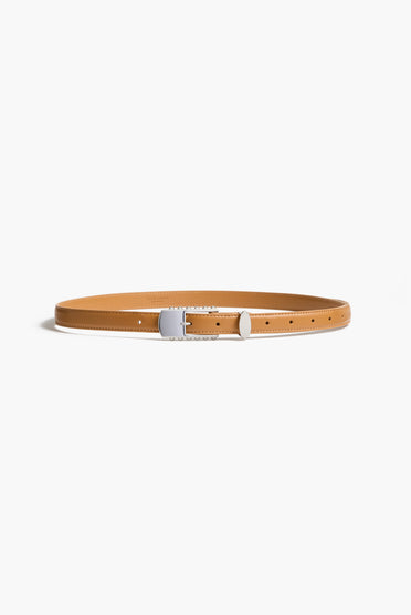 Elongated Studded Buckle Belt